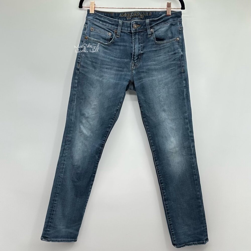 American Eagle Outfitters Men's Blue Slim Straight Leg Denim Jeans Size 29x32